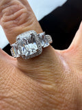 Clear stone   size 9