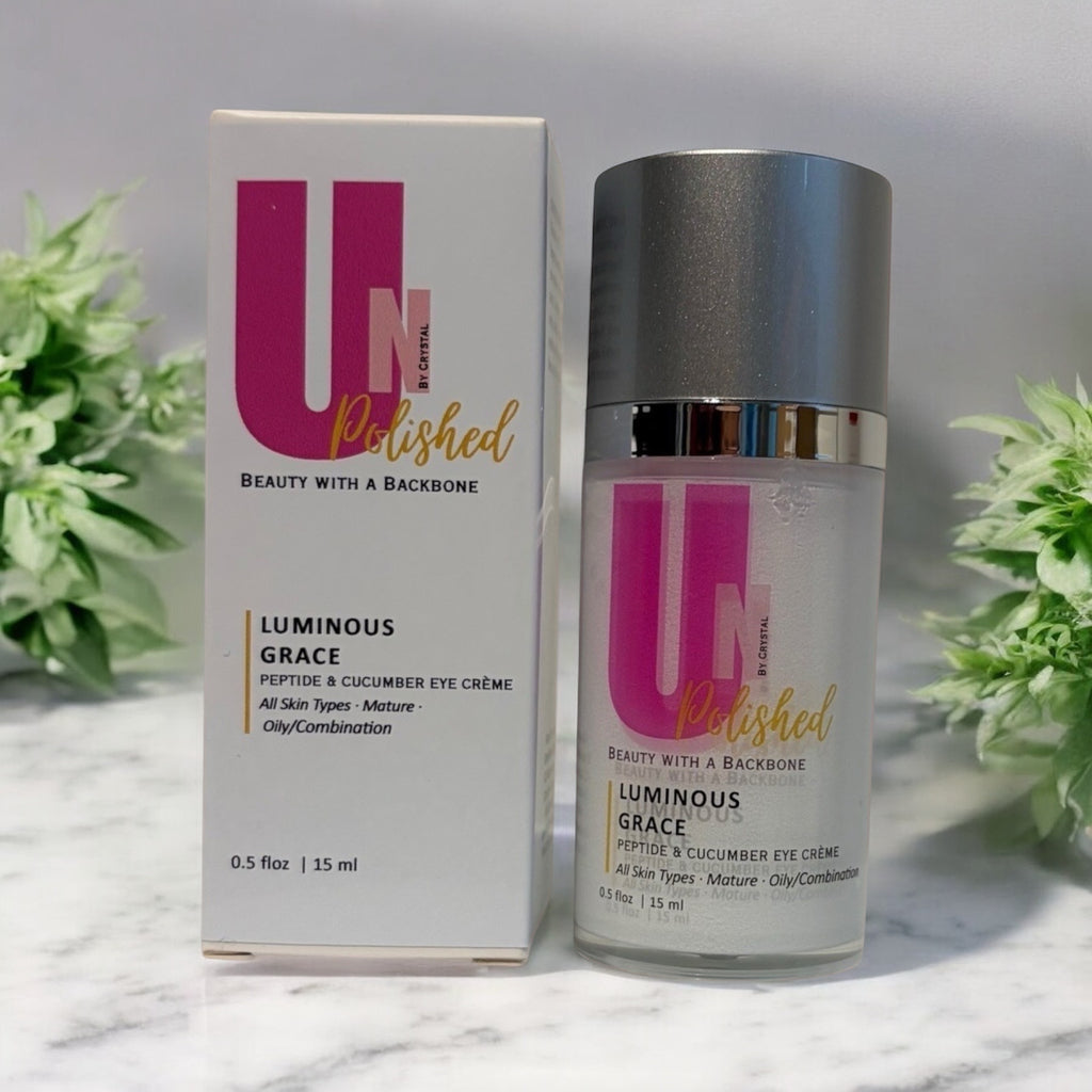 Luminous Grace – Cucumber Peptide Eye Gel-Crème