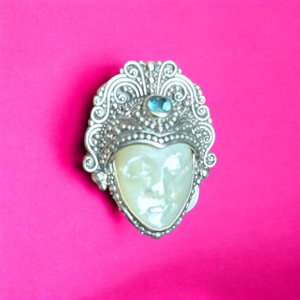 mother-of-pearl cameo