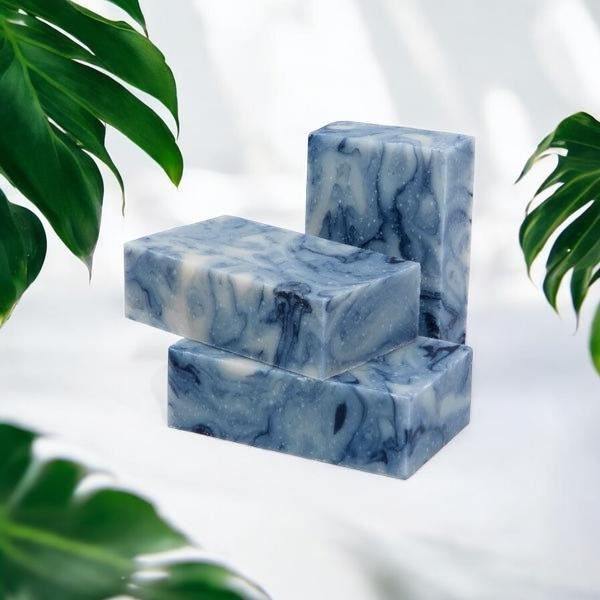 Cypress Lavender Swirl Bar Soap - 4 oz Bar Soap