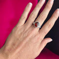 Crimson Halo Ring size 8