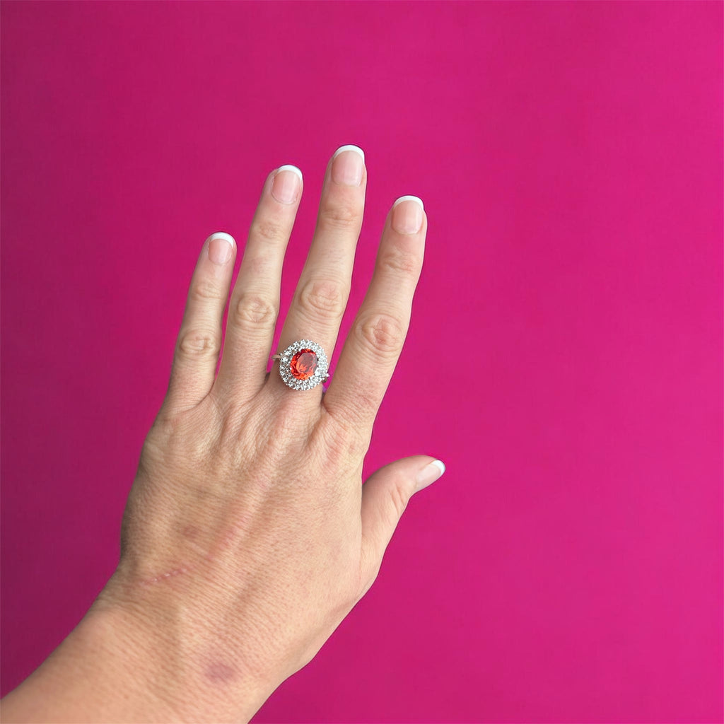 Scarlet Confidence Ring size 7