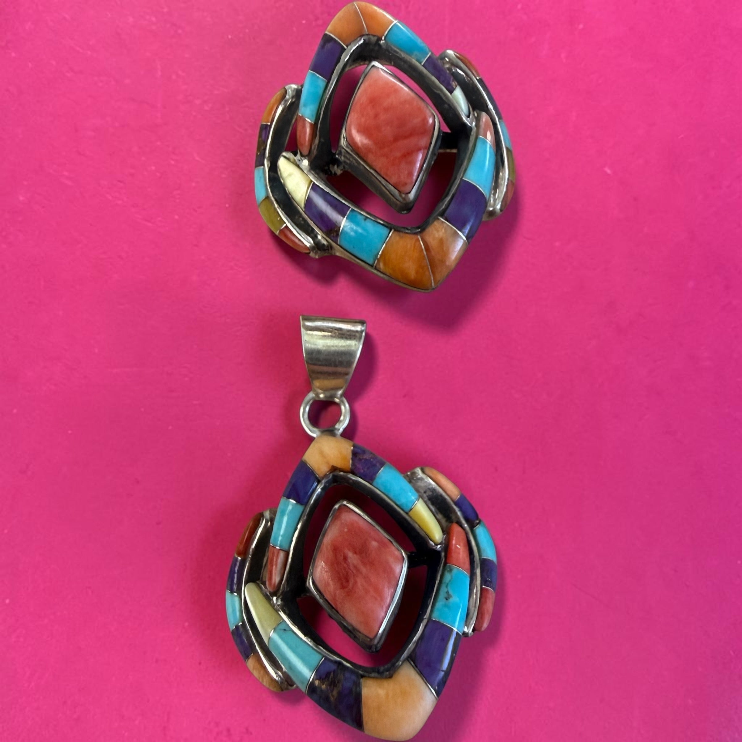 Painted Desert Ring and Pendant 8