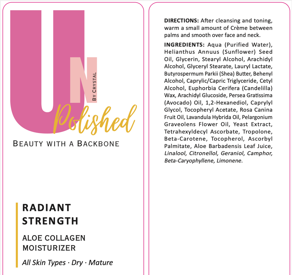 Radiant Strength – Aloe Collagen Moisturizer