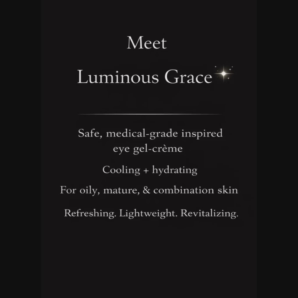 Luminous Grace – Cucumber Peptide Eye Gel-Crème